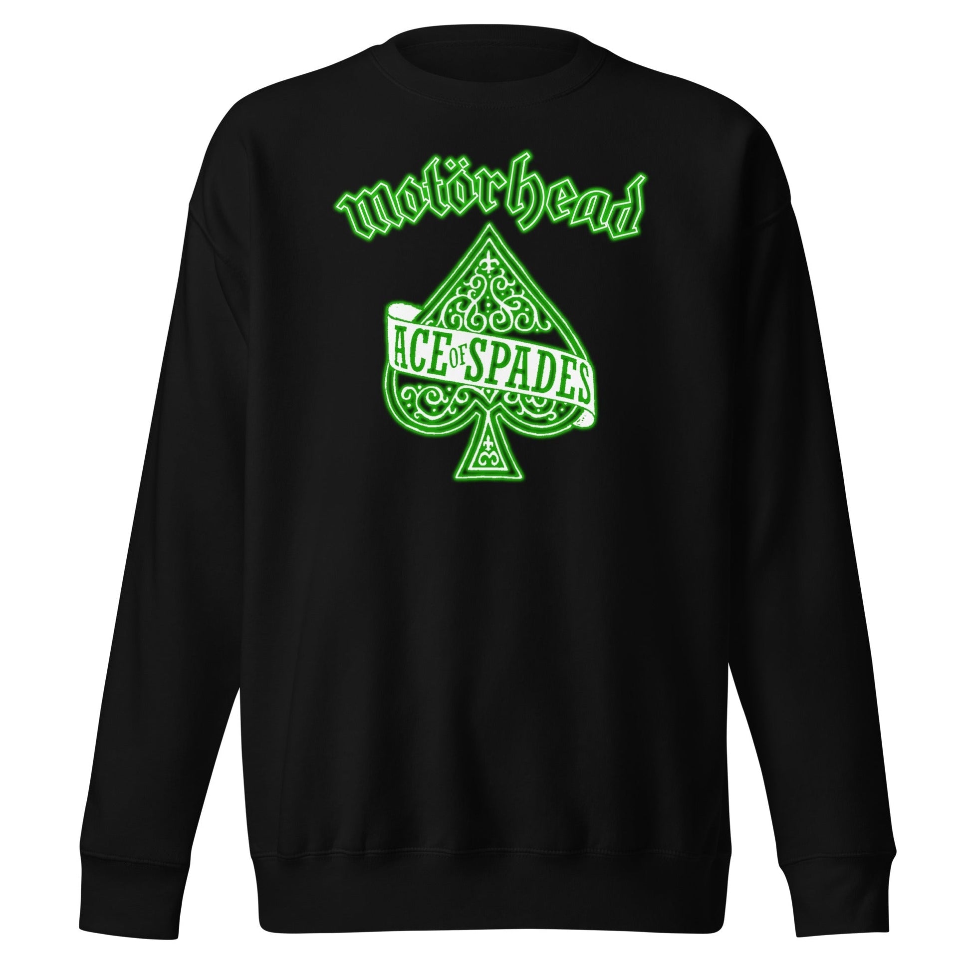 MERCHMOMENT Motorhead - Green Ace Sweatshirt [Apparel] - Rock Band Apparel