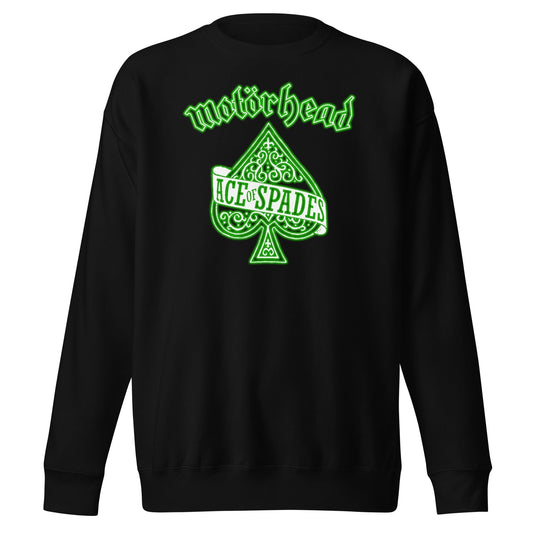 MERCHMOMENT Motorhead - Green Ace Sweatshirt [Apparel] - Rock Band Apparel