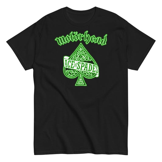 MERCHMOMENT Motorhead - Green Ace T-Shirt [Apparel] - Rock Band Apparel