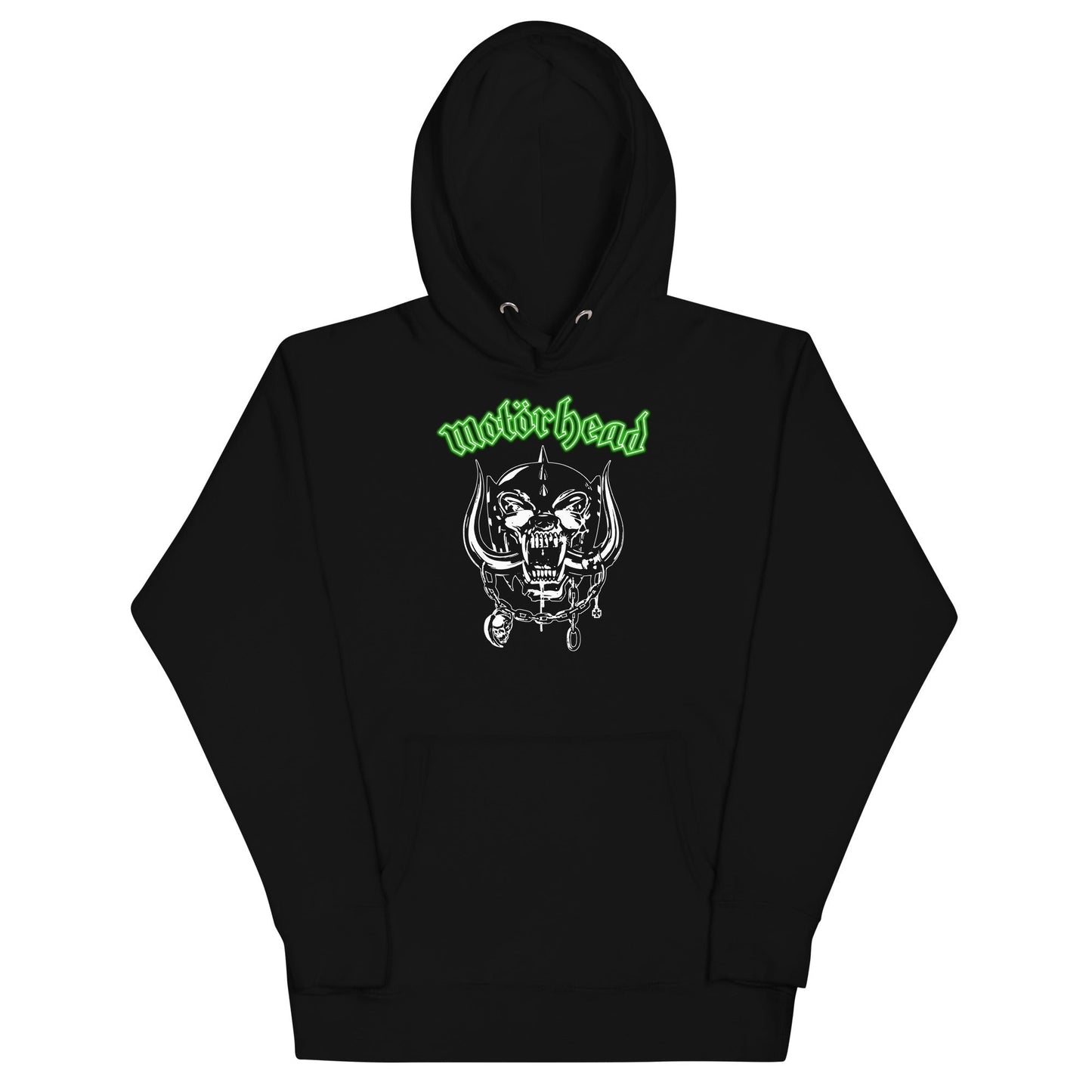 MerchMoment Motorhead - Green Logo Hoodie [Apparel] Black