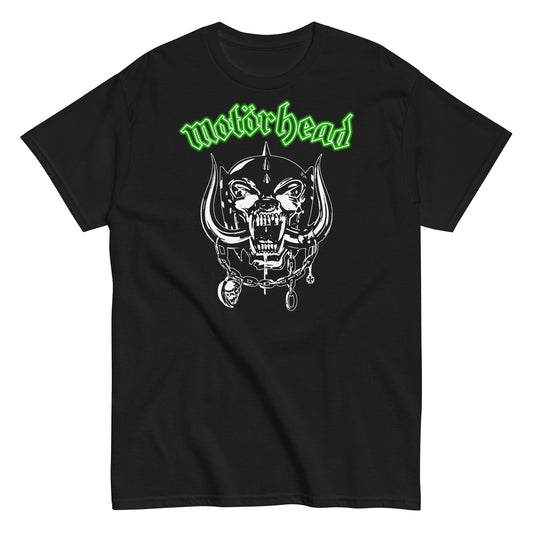 MERCHMOMENT Motorhead - Green Logo T-Shirt [Apparel] - Rock Band Apparel