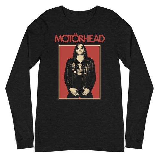 MERCHMOMENT Motorhead - Leather Stare Long Sleeve T-Shirt [Apparel] - Rock Band Apparel