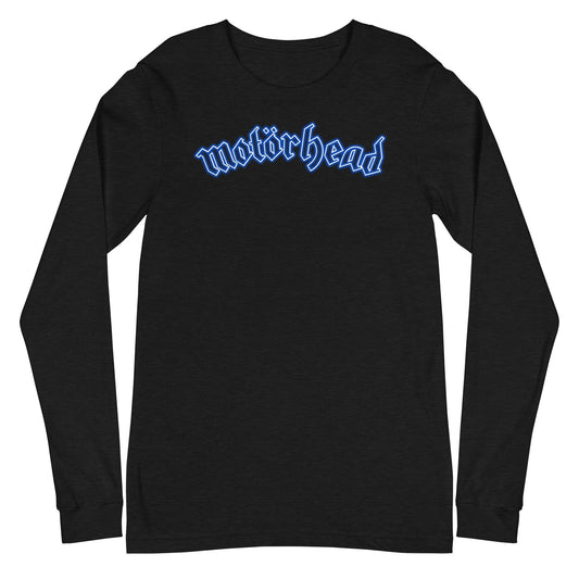 MERCHMOMENT Motorhead - Neon Blue Moon Long Sleeve T-Shirt [Apparel] - Rock Band Apparel