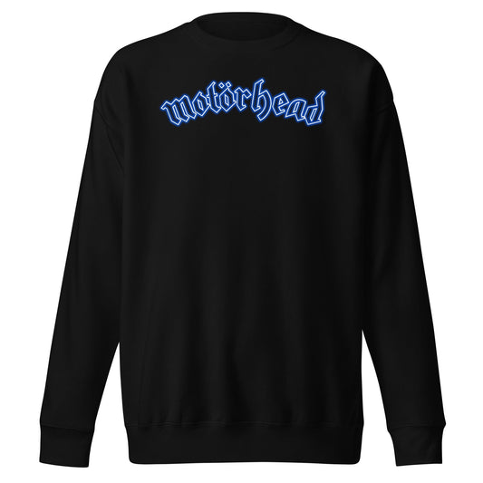 MERCHMOMENT Motorhead - Neon Blue Moon Sweatshirt [Apparel] - Rock Band Apparel