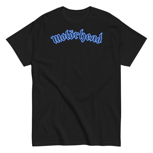 MerchMoment Motorhead - Neon Blue Moon T-Shirt [Apparel] Black