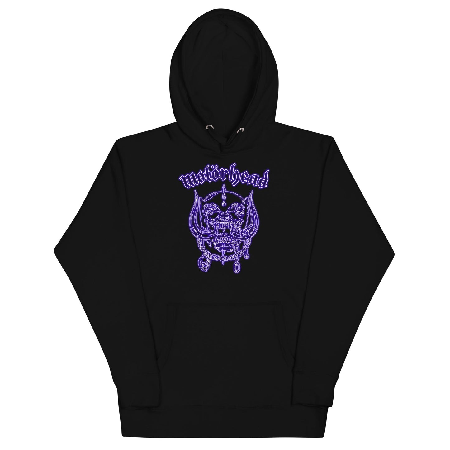 MERCHMOMENT Motorhead - Neon Blue Warpig Hoodie [Apparel] - Rock Band Apparel