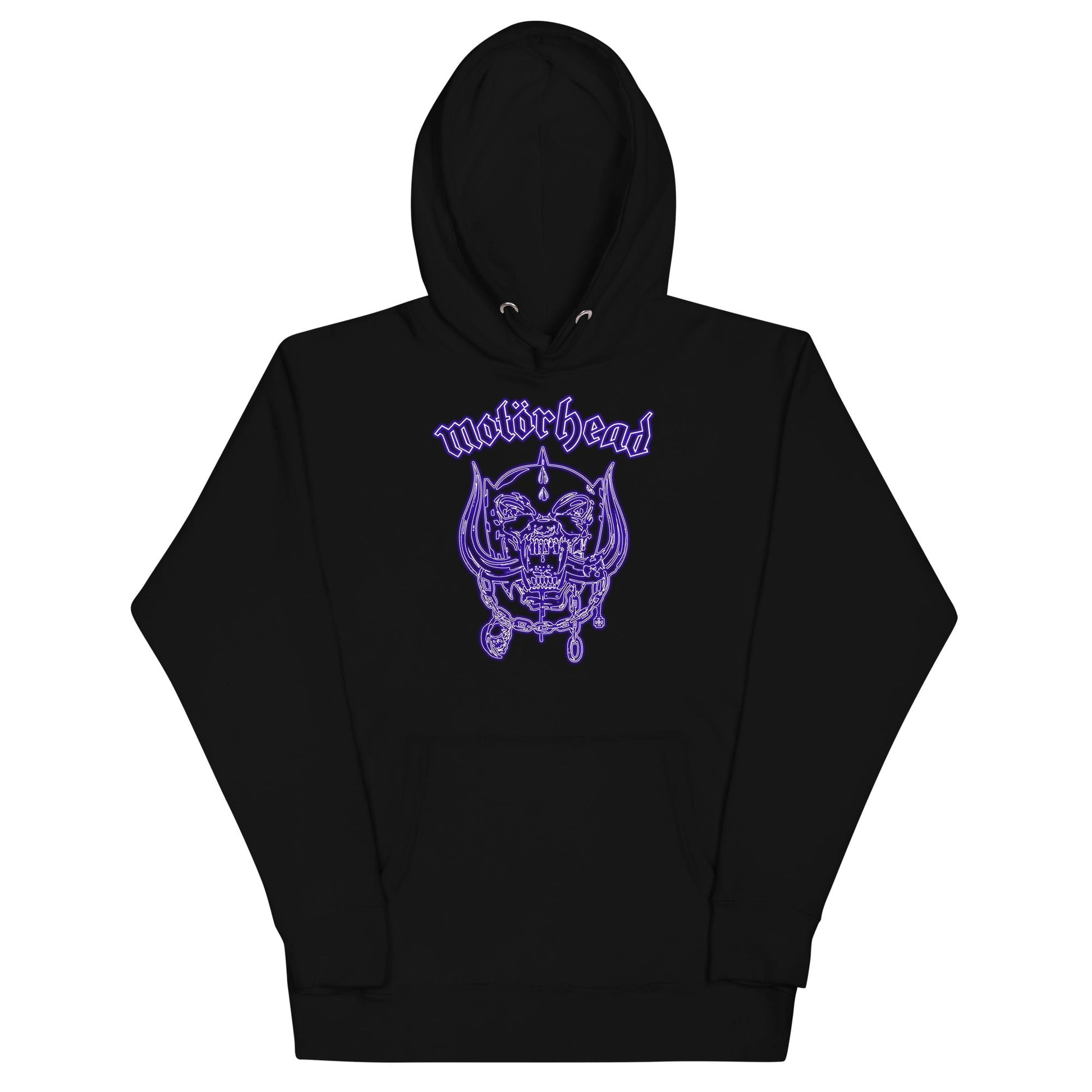 MERCHMOMENT Motorhead - Neon Blue Warpig Hoodie [Apparel] - Rock Band Apparel