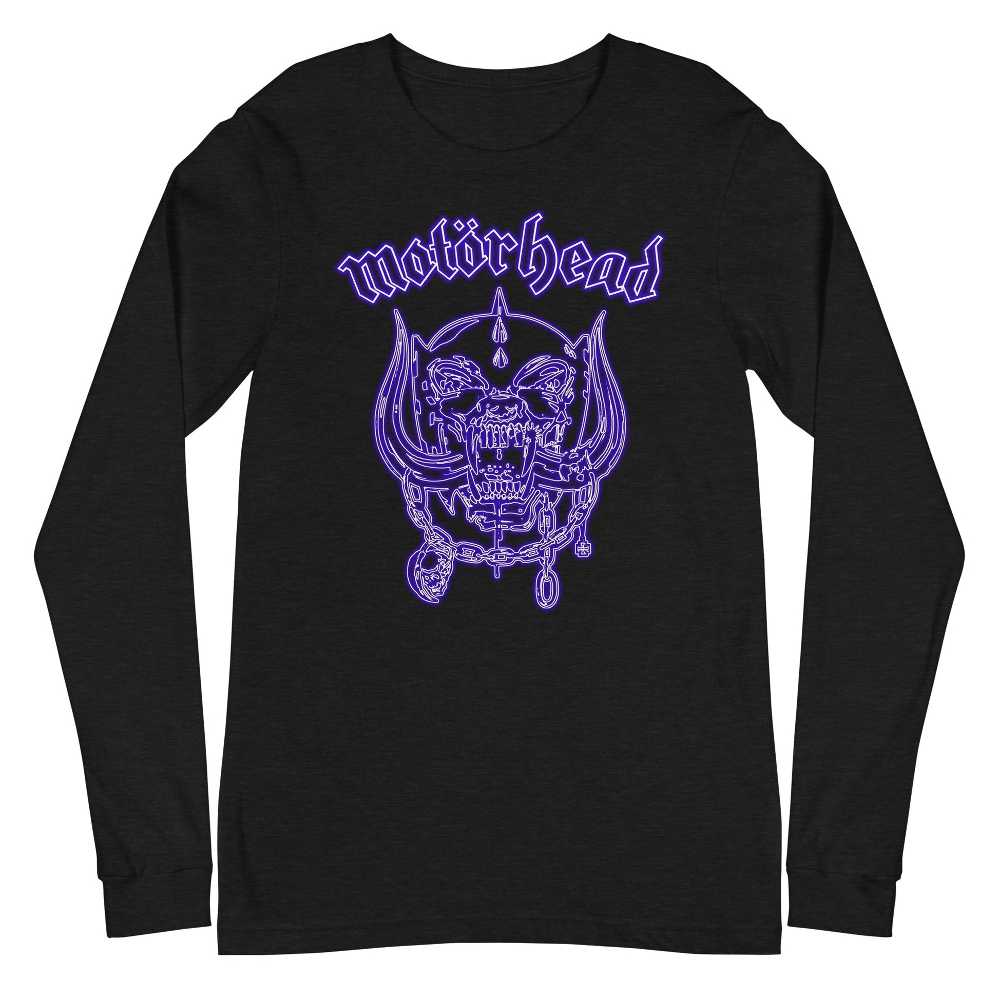 MERCHMOMENT Motorhead - Neon Blue Warpig Long Sleeve T-Shirt [Apparel] - Rock Band Apparel