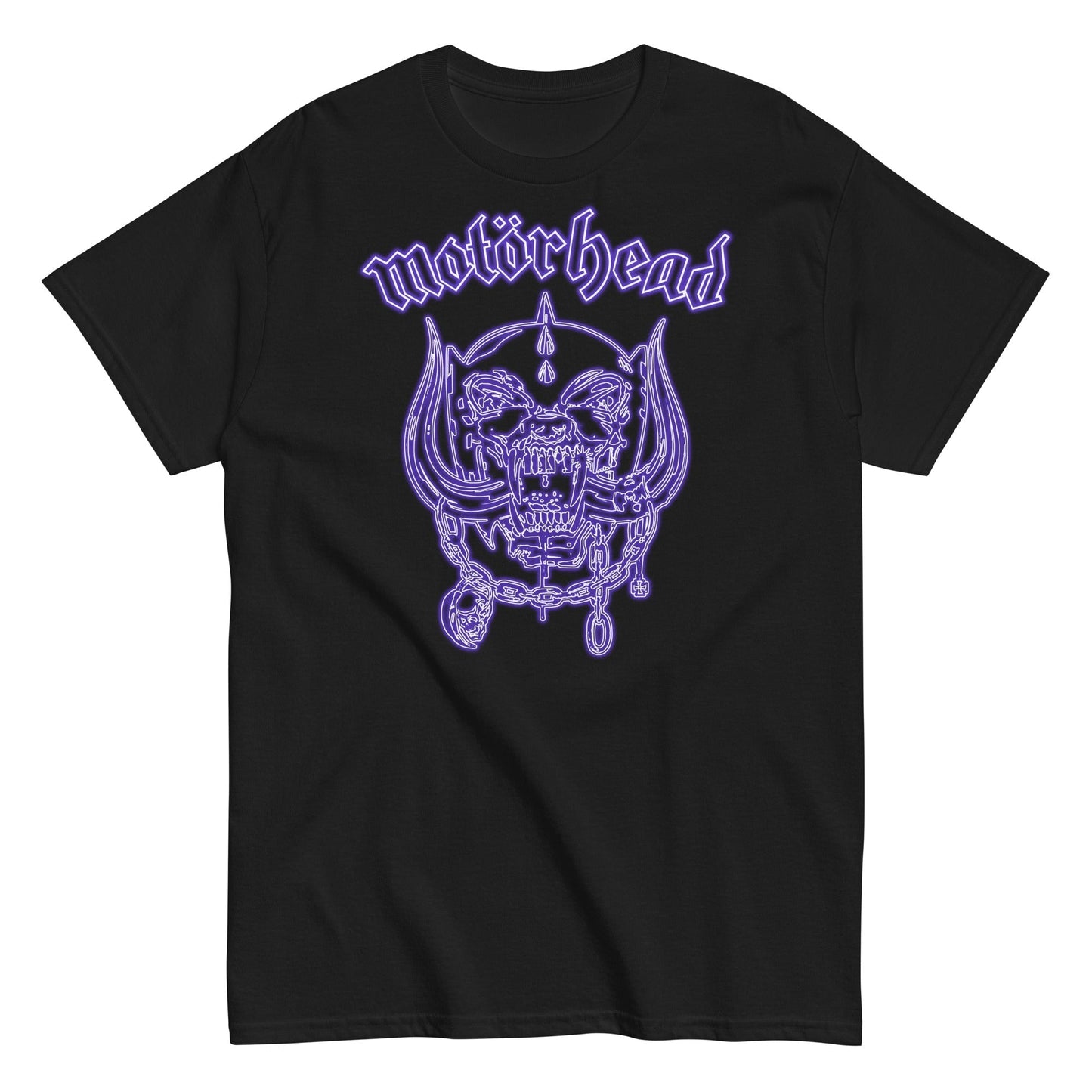 MERCHMOMENT Motorhead - Neon Blue Warpig T-Shirt [Apparel] - Rock Band Apparel