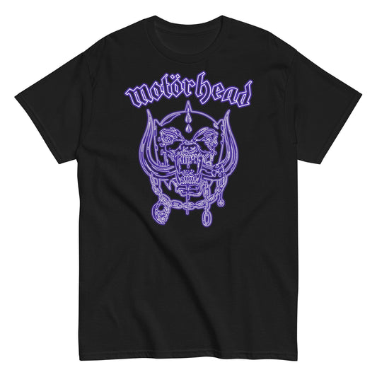 MERCHMOMENT Motorhead - Neon Blue Warpig T-Shirt [Apparel] - Rock Band Apparel