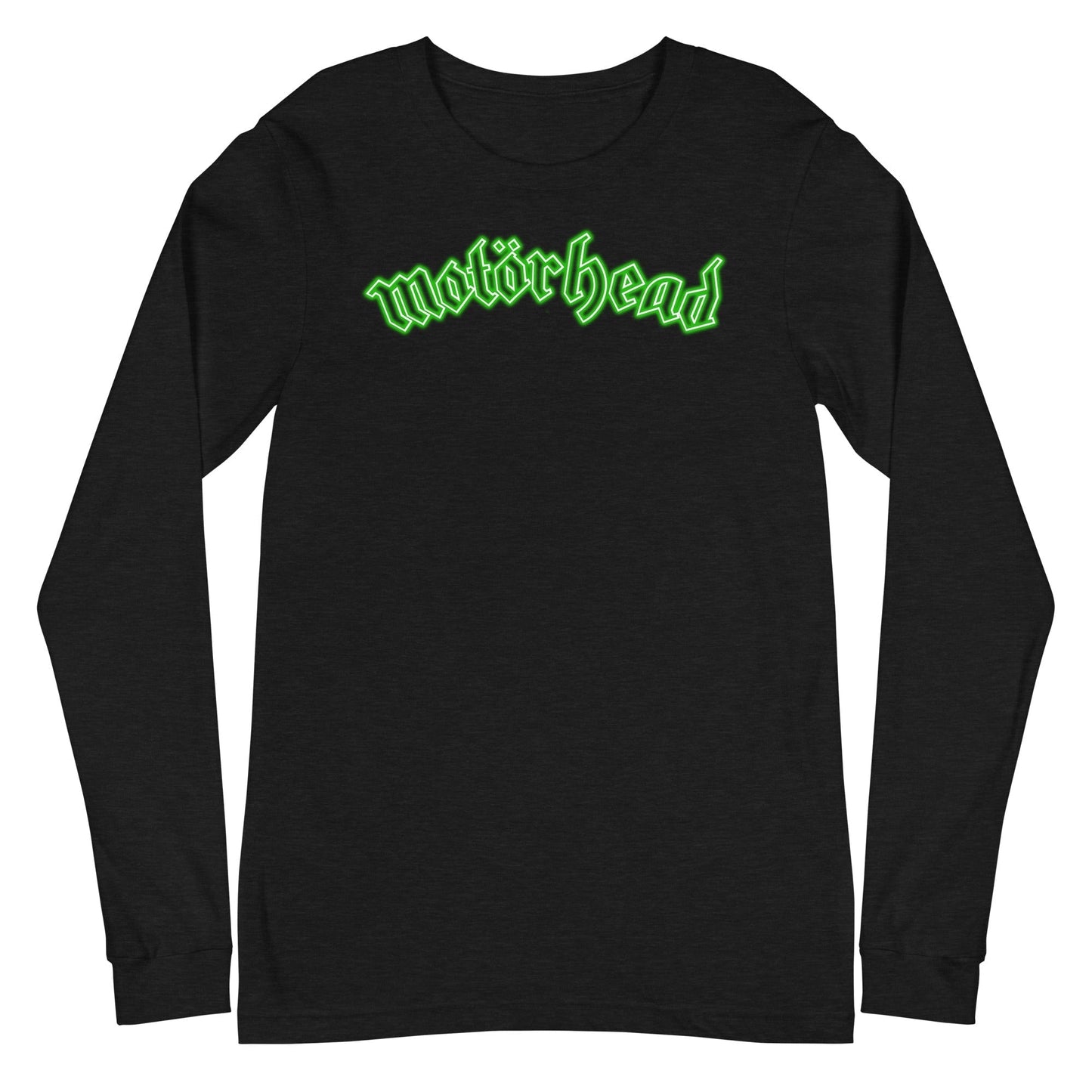 MERCHMOMENT Motorhead - Neon Green Moon Long Sleeve T-Shirt [Apparel] - Rock Band Apparel
