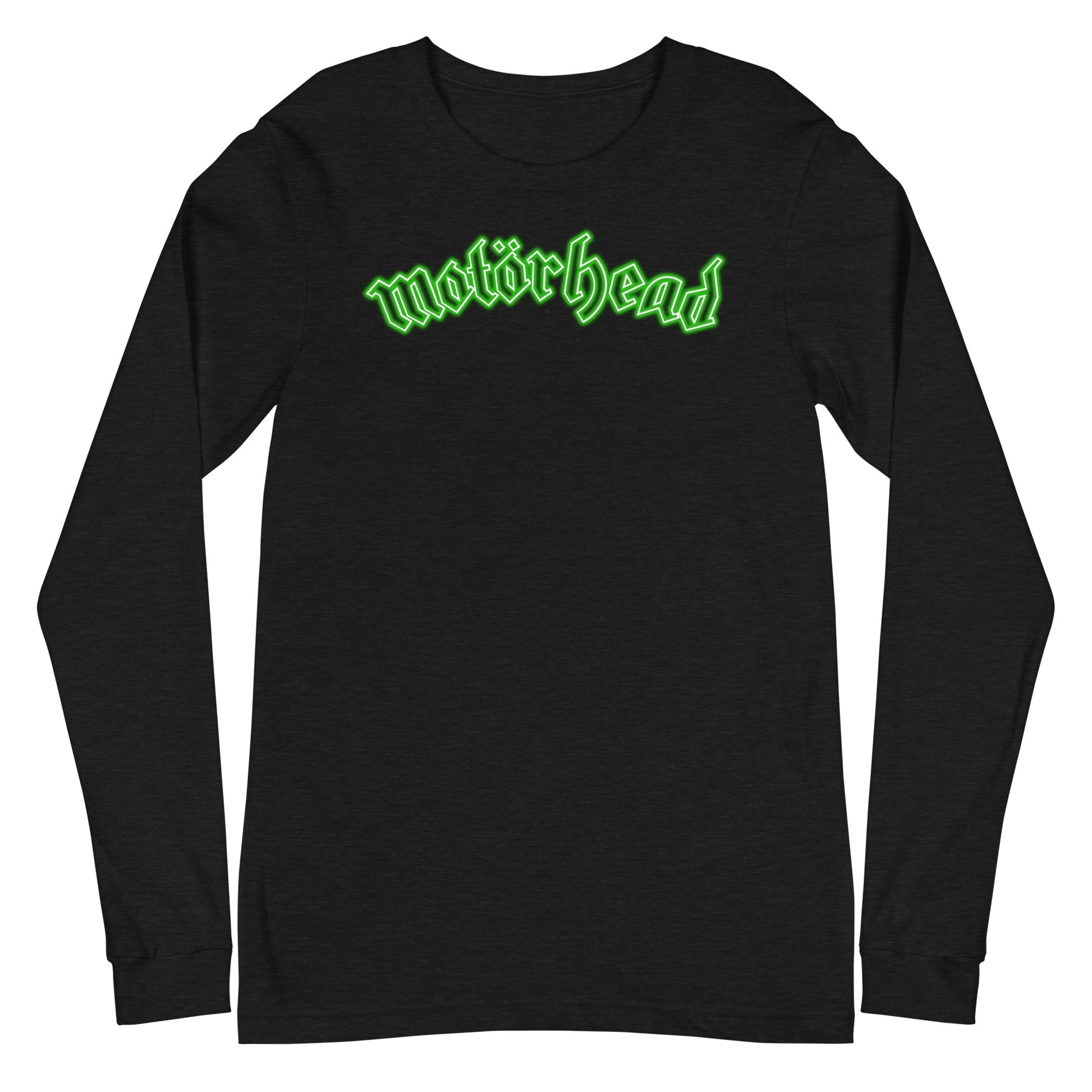 MERCHMOMENT Motorhead - Neon Green Moon Long Sleeve T-Shirt [Apparel] - Rock Band Apparel