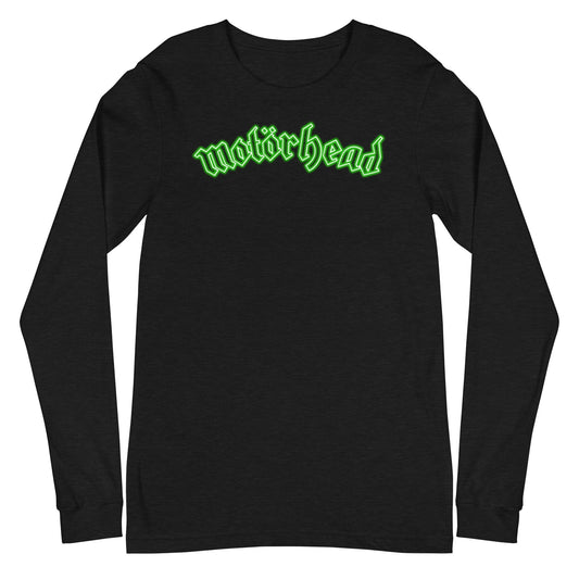 MERCHMOMENT Motorhead - Neon Green Moon Long Sleeve T-Shirt [Apparel] - Rock Band Apparel