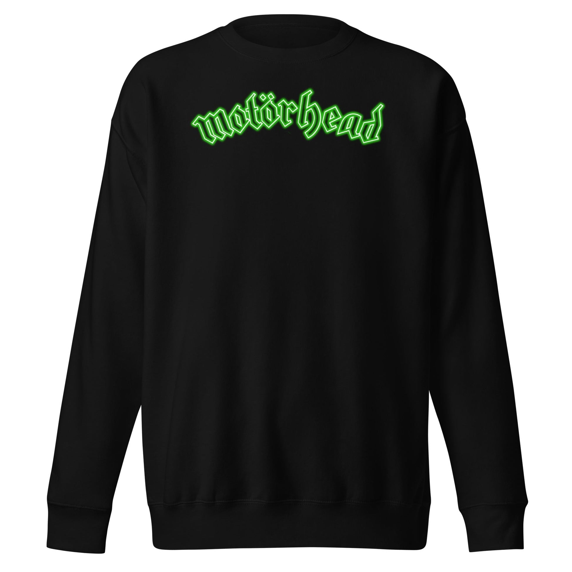 MerchMoment Motorhead - Neon Green Moon Sweatshirt [Apparel] Black