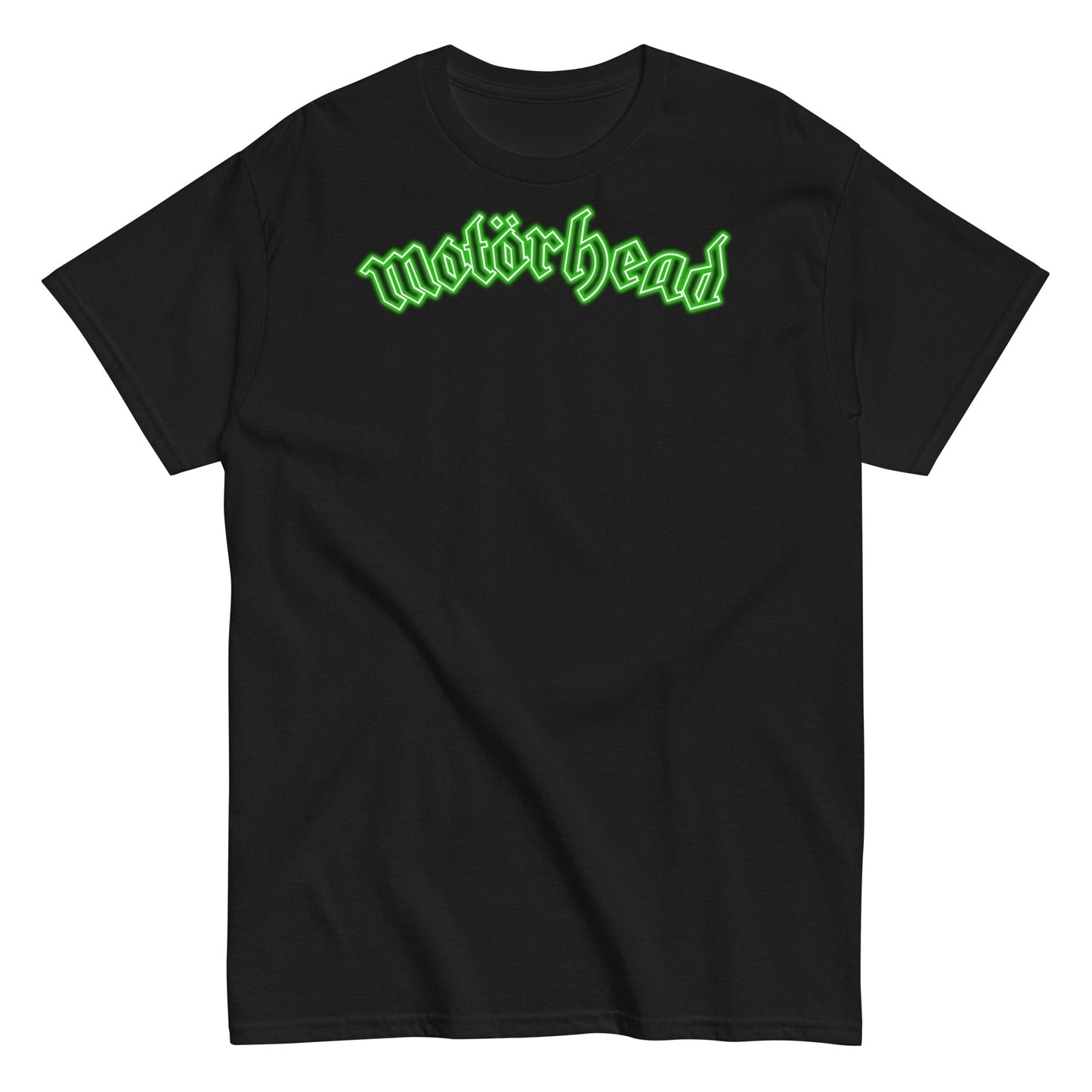 MERCHMOMENT Motorhead - Neon Green Moon T-Shirt [Apparel] - Rock Band Apparel