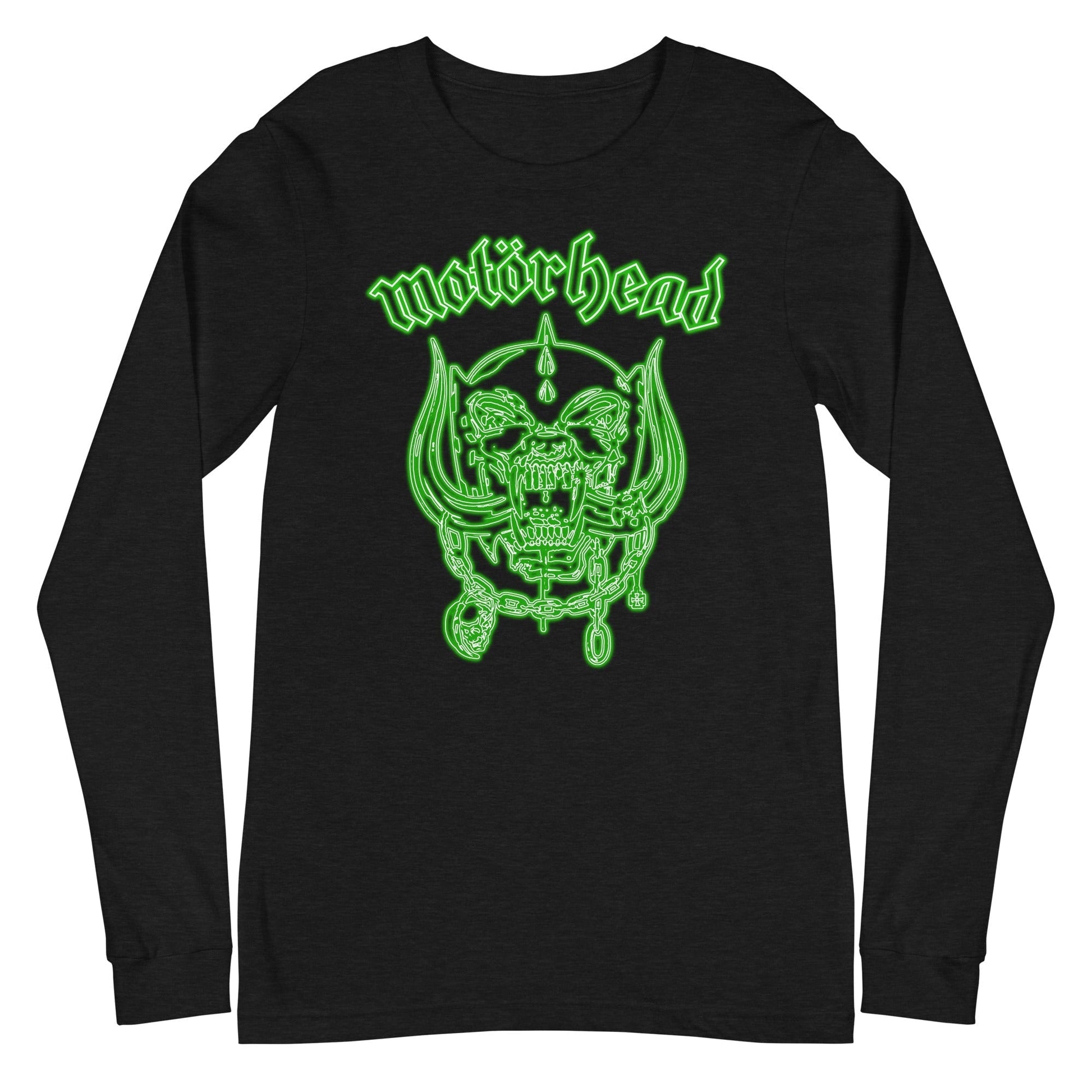 MERCHMOMENT Motorhead - Neon Green Warpig Long Sleeve T-Shirt [Apparel] - Rock Band Apparel