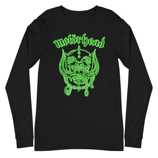 MERCHMOMENT Motorhead - Neon Green Warpig Long Sleeve T-Shirt [Apparel] - Rock Band Apparel