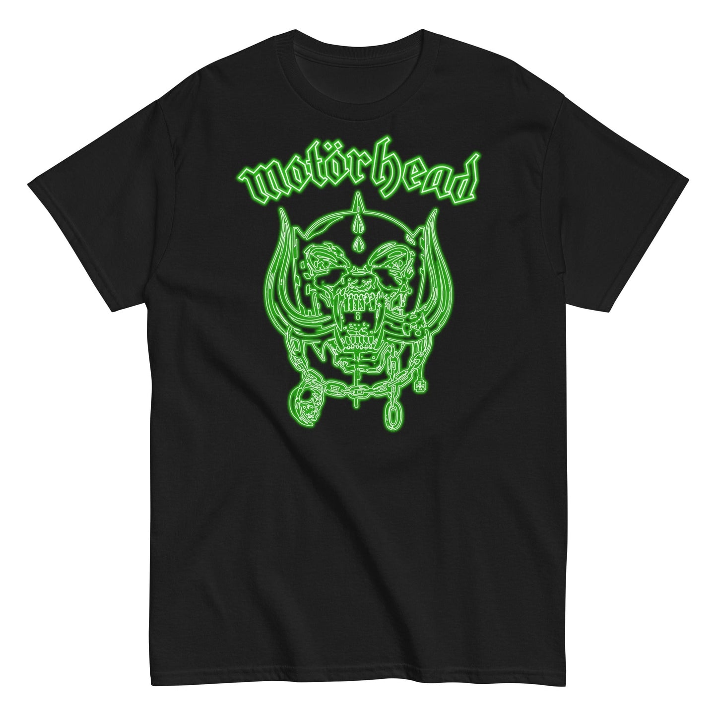 MERCHMOMENT Motorhead - Neon Green Warpig T-Shirt [Apparel] - Rock Band Apparel