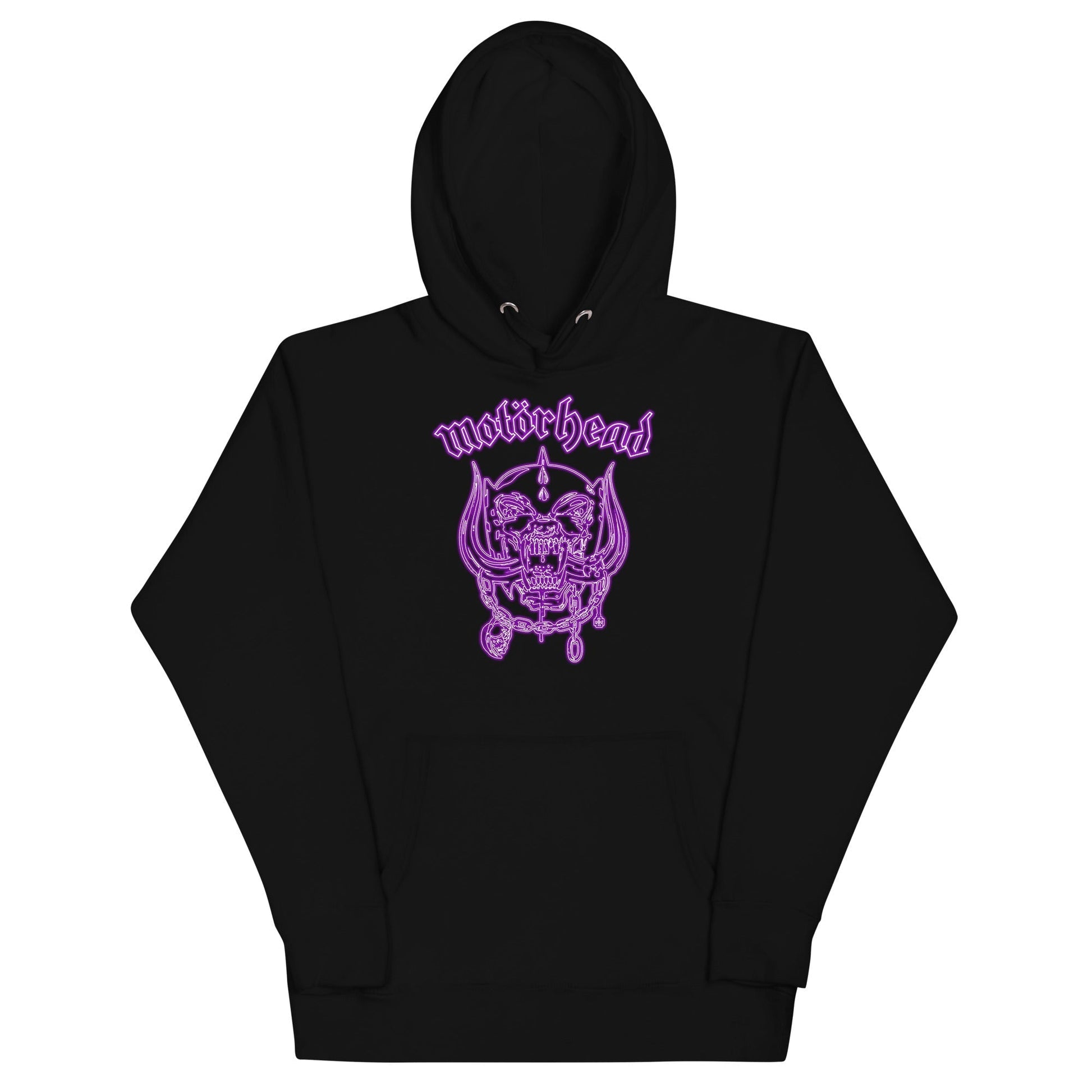 MerchMoment Motorhead - Neon Purple Warpig Hoodie [Apparel] Black