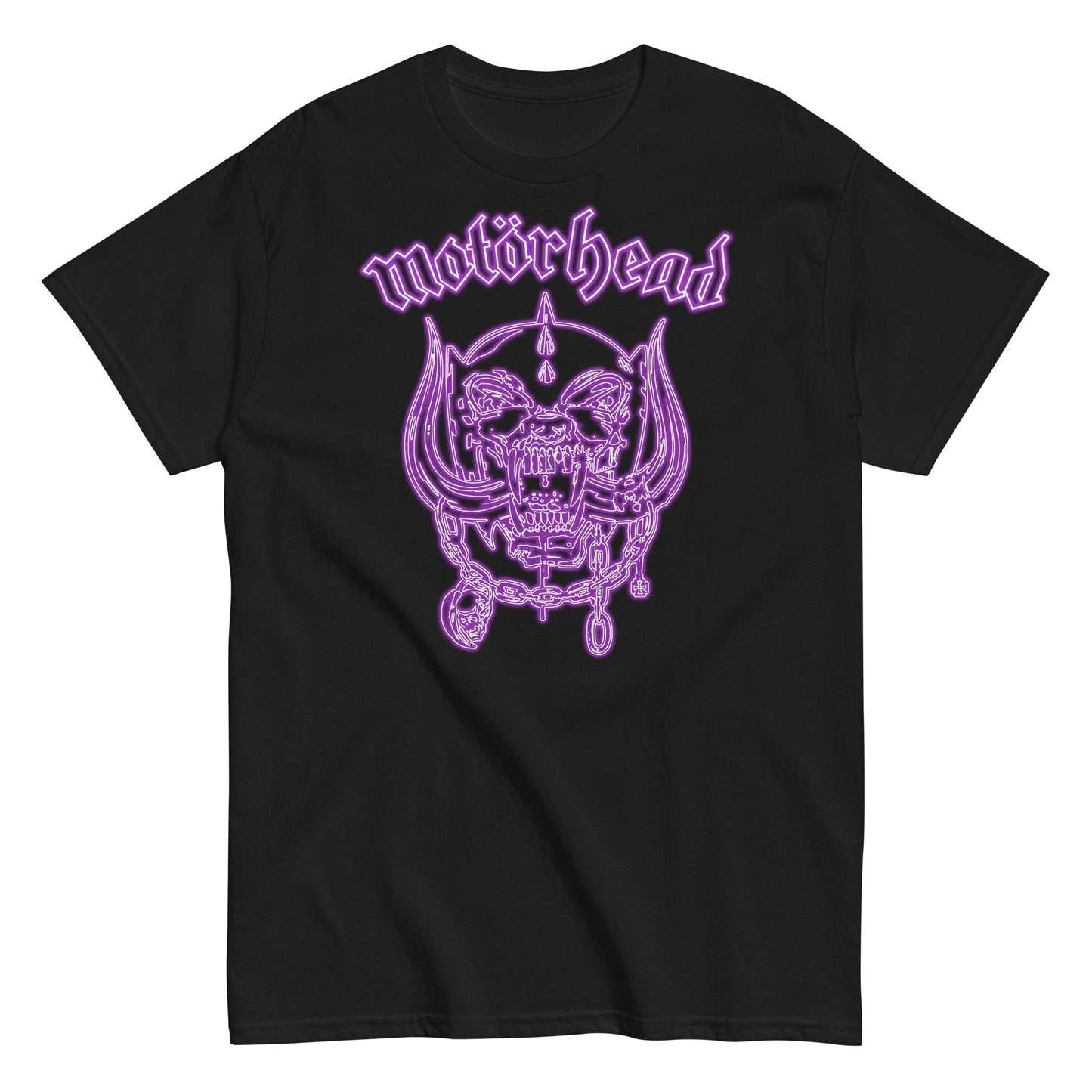 MERCHMOMENT Motorhead - Neon Purple Warpig T-Shirt [Apparel] - Rock Band Apparel