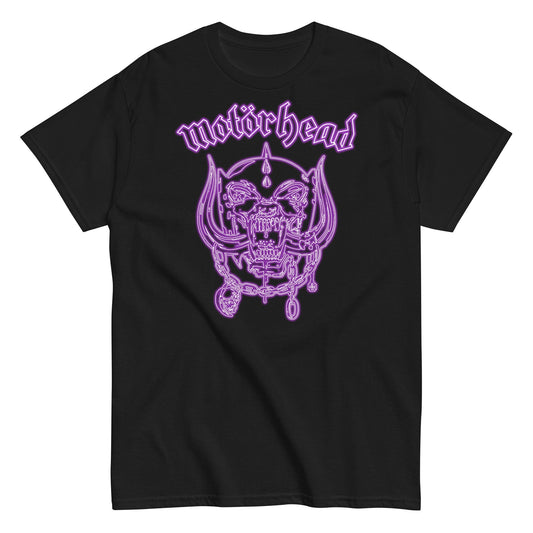 MERCHMOMENT Motorhead - Neon Purple Warpig T-Shirt [Apparel] - Rock Band Apparel