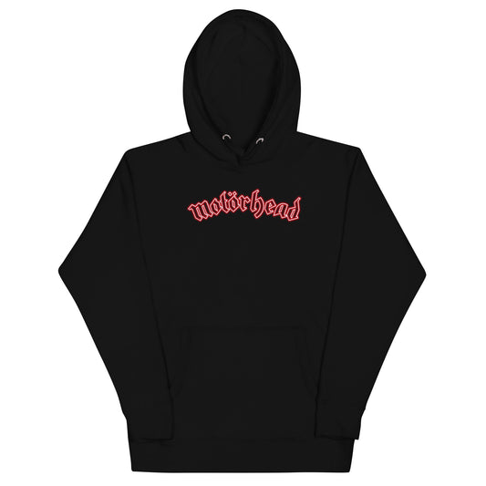 MERCHMOMENT Motorhead - Neon Red Ace Hoodie [Apparel] - Rock Band Apparel