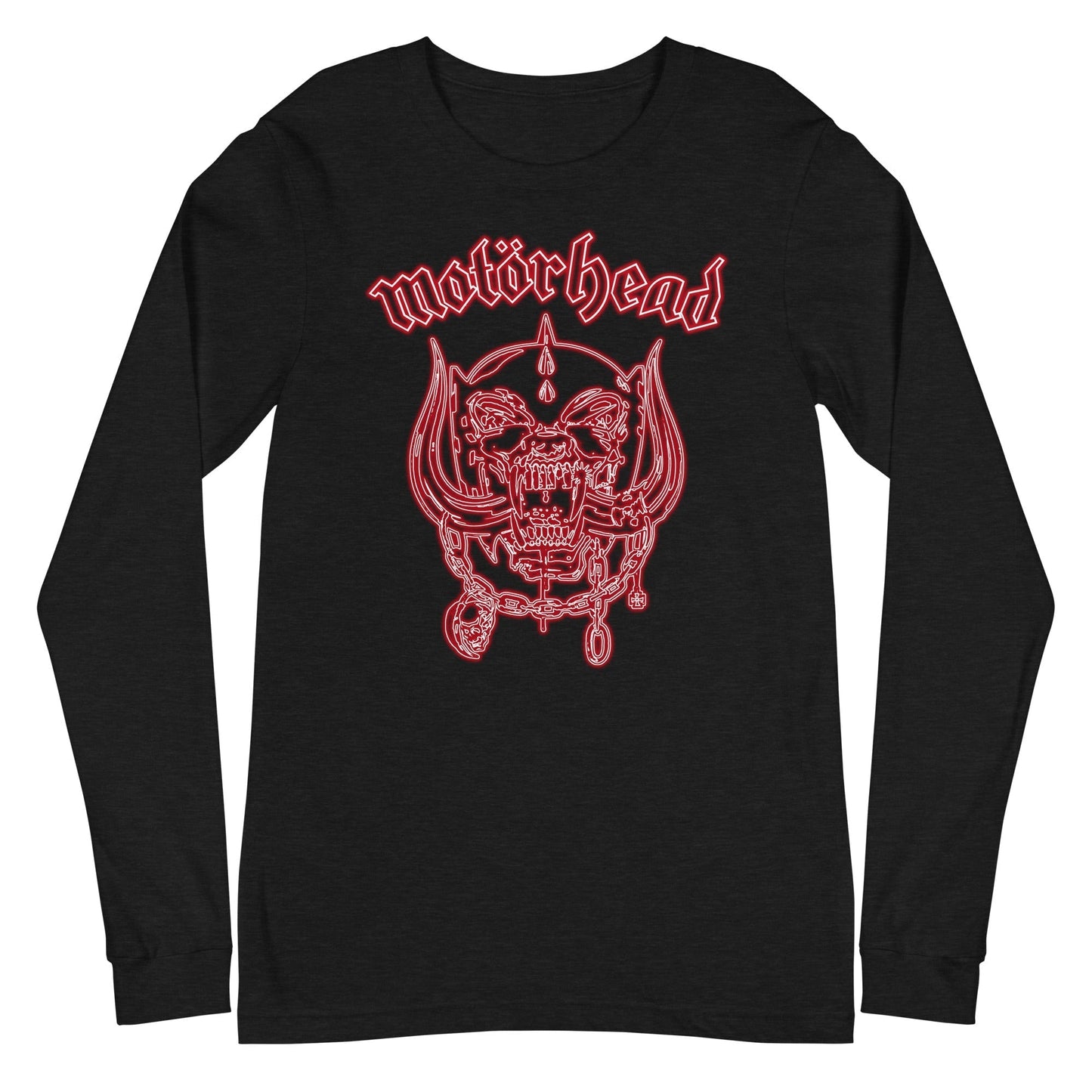 MERCHMOMENT Motorhead - Neon Red Warpig Long Sleeve T-Shirt [Apparel] - Rock Band Apparel