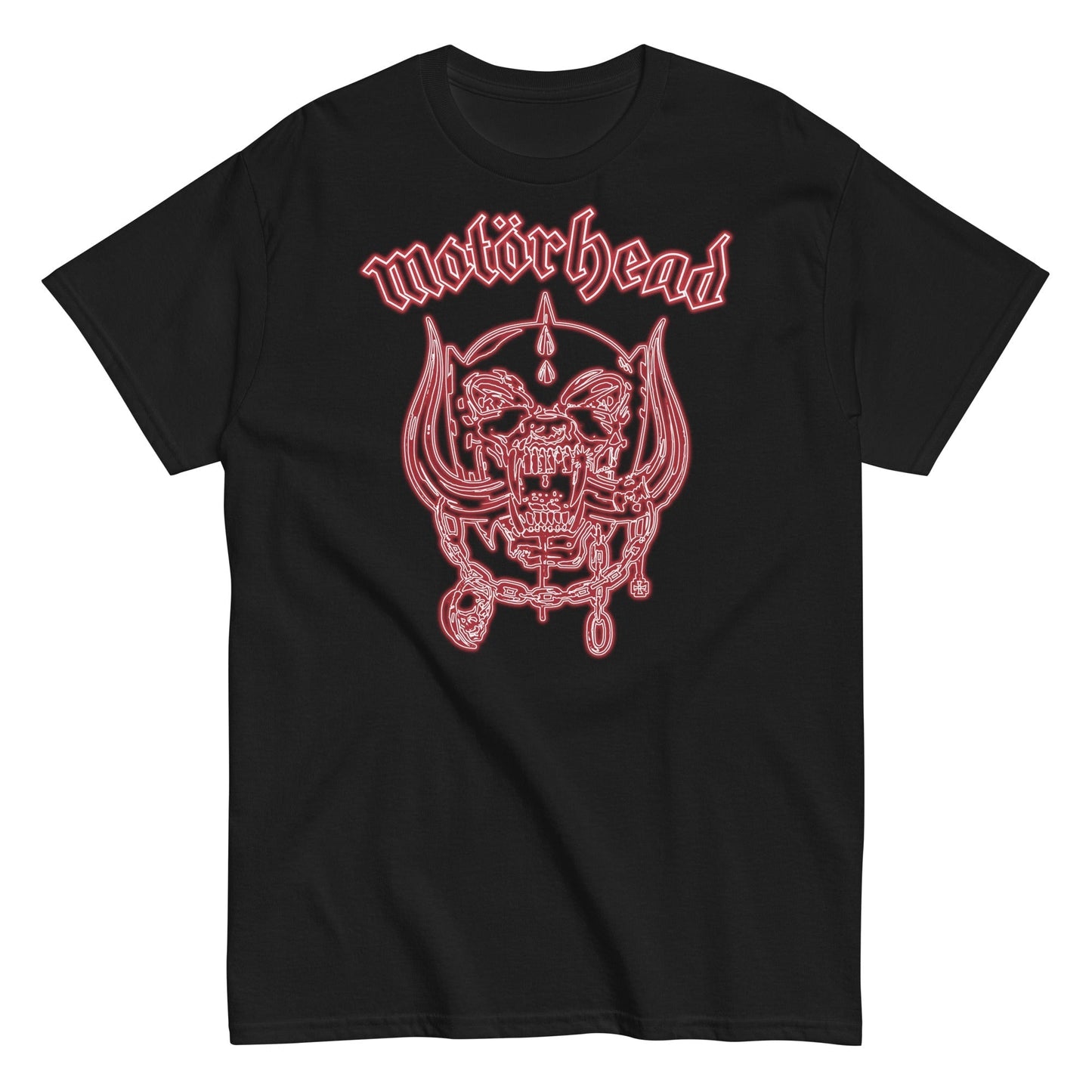 MERCHMOMENT Motorhead - Neon Red Warpig T-Shirt [Apparel] - Rock Band Apparel