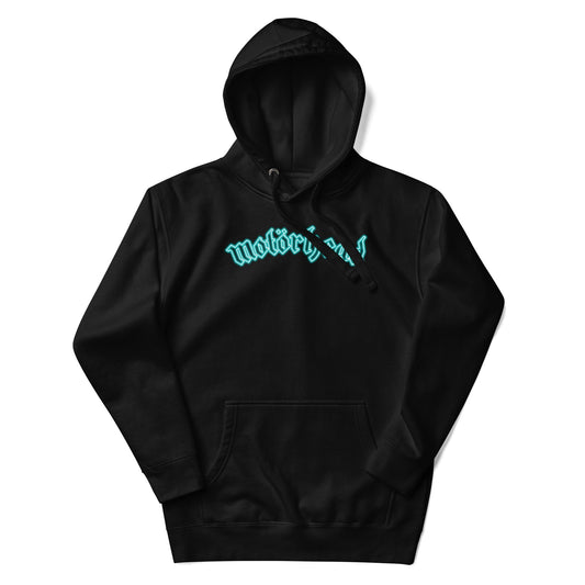 MERCHMOMENT Motorhead - Neon Teal Moon Hoodie [Apparel] - Rock Band Apparel