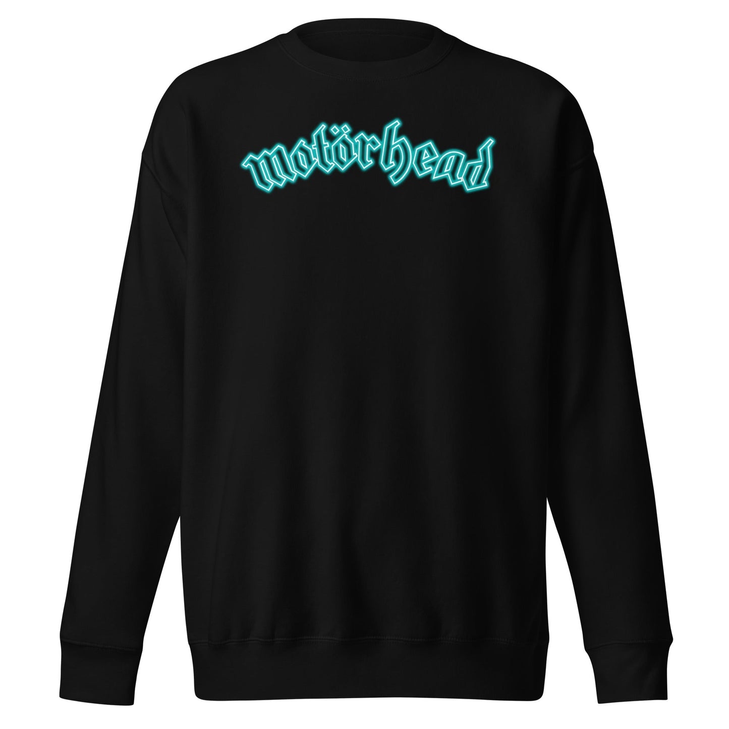 MERCHMOMENT Motorhead - Neon Teal Moon Sweatshirt [Apparel] - Rock Band Apparel