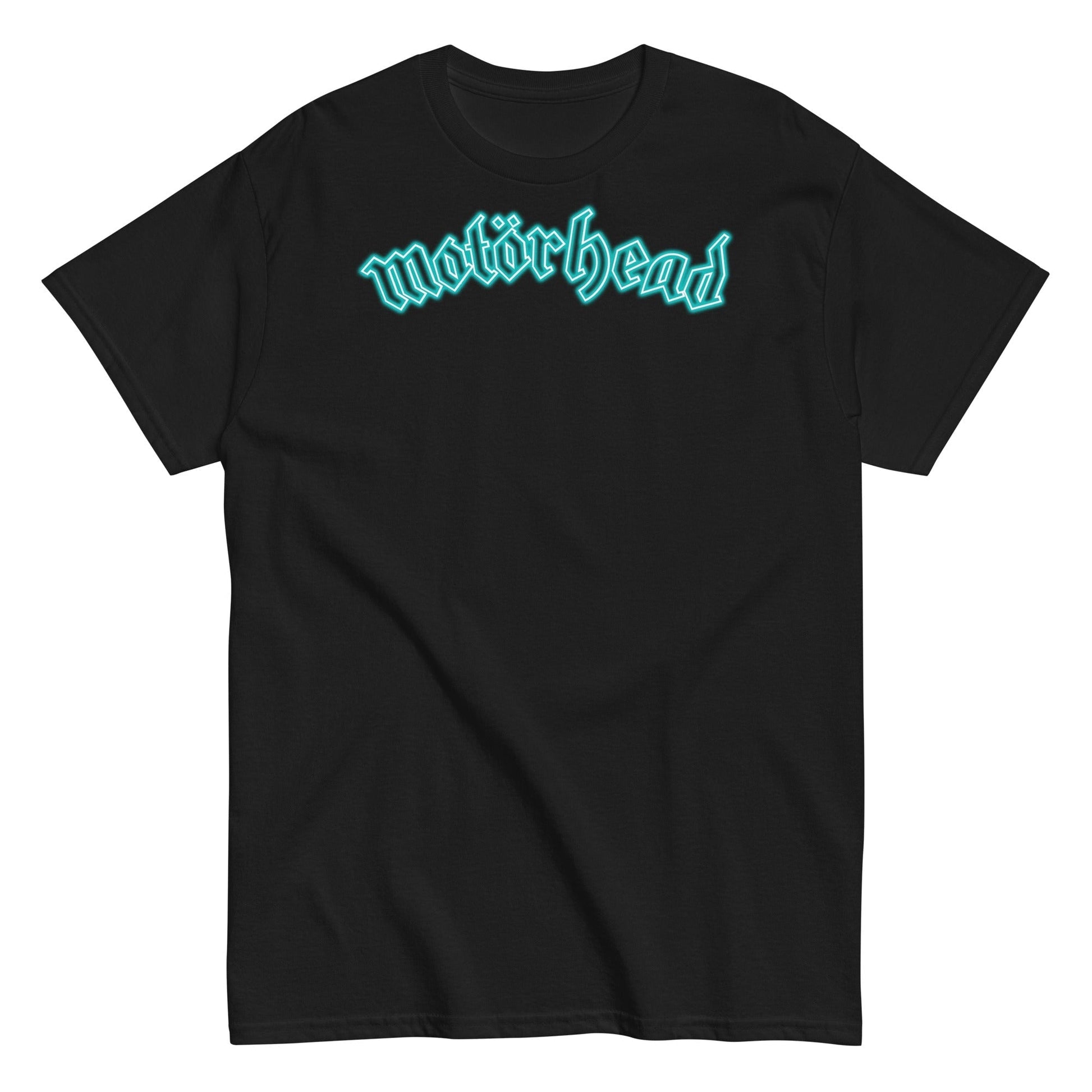 MERCHMOMENT Motorhead - Neon Teal Moon T-Shirt [Apparel] - Rock Band Apparel