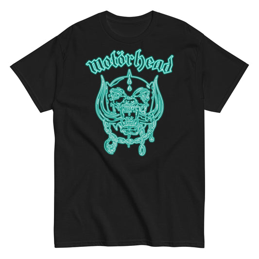 MERCHMOMENT Motorhead - Neon Teal Warpig T-Shirt [Apparel] - Rock Band Apparel
