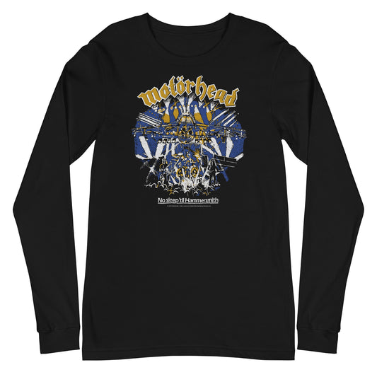 MERCHMOMENT Motorhead - No Sleep 'til Hammersmith Long Sleeve T-Shirt [Apparel] - Rock Band Apparel