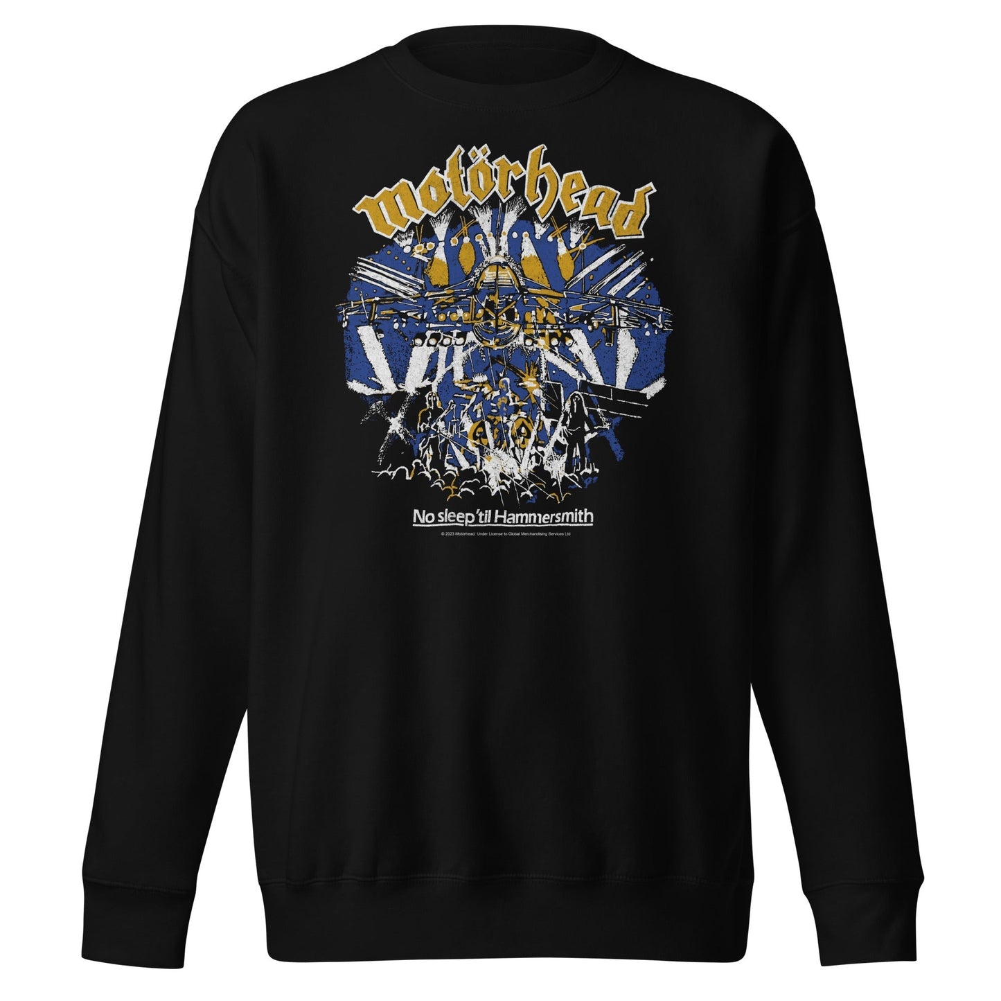 MerchMoment Motorhead - No Sleep 'til Hammersmith Sweatshirt [Apparel] Black