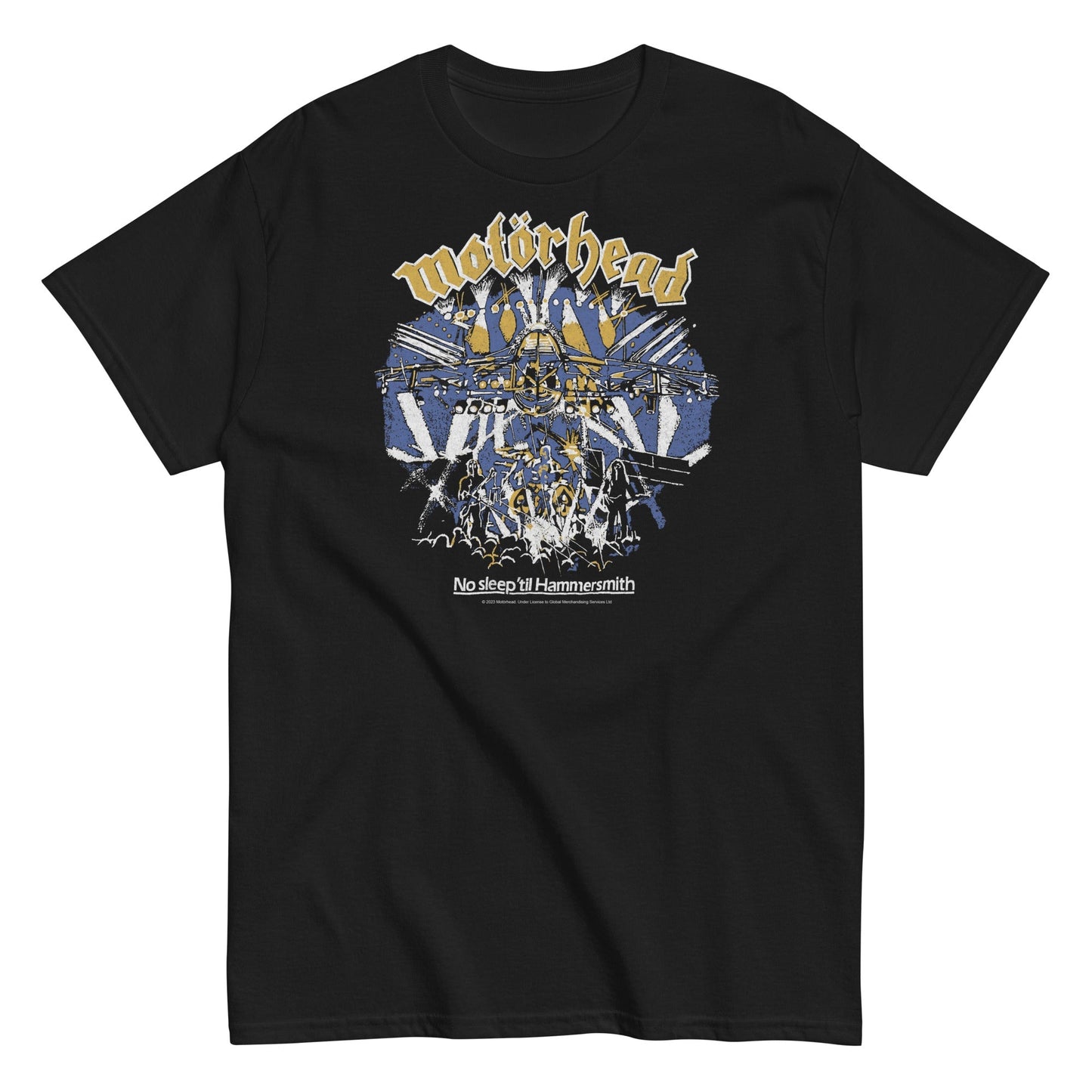 MerchMoment Motorhead - No Sleep 'til Hammersmith T-Shirt [Apparel] Black