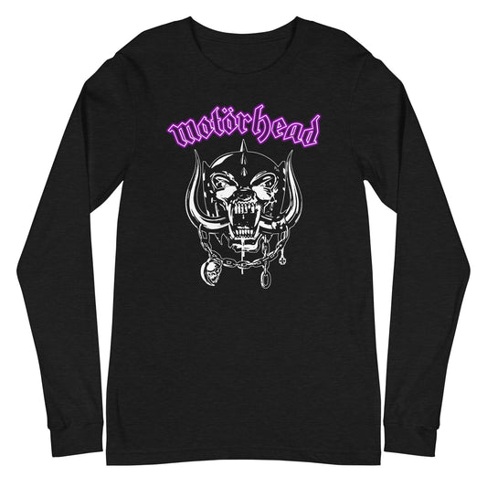 MERCHMOMENT Motorhead - Pink Logo Long Sleeve T-Shirt [Apparel] - Rock Band Apparel
