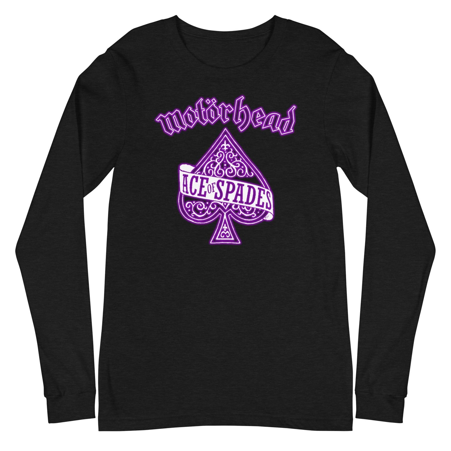 MERCHMOMENT Motorhead - Purple Ace Long Sleeve T-Shirt [Apparel] - Rock Band Apparel