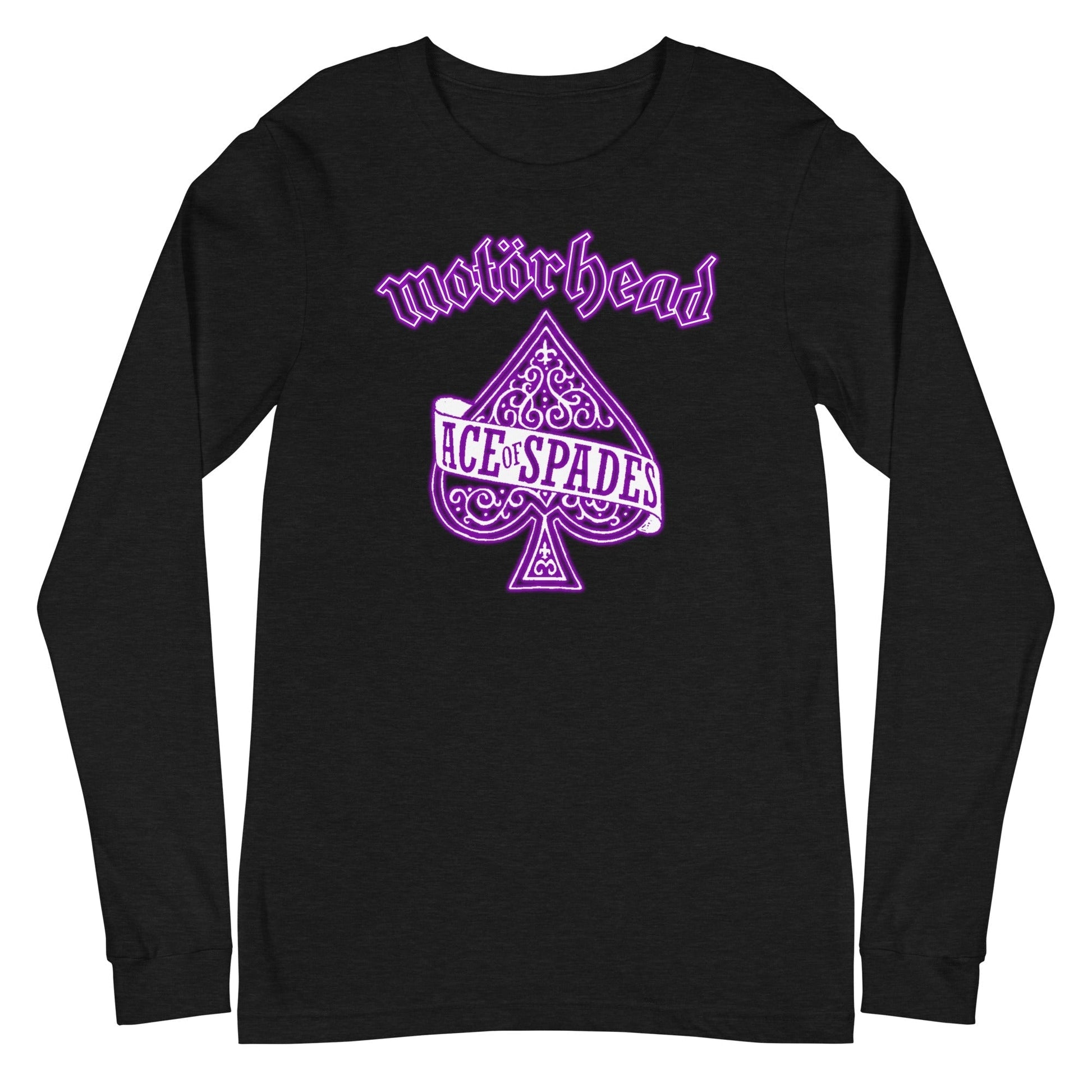 MERCHMOMENT Motorhead - Purple Ace Long Sleeve T-Shirt [Apparel] - Rock Band Apparel