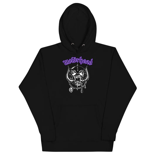 MERCHMOMENT Motorhead - Purple Logo Hoodie [Apparel] - Rock Band Apparel