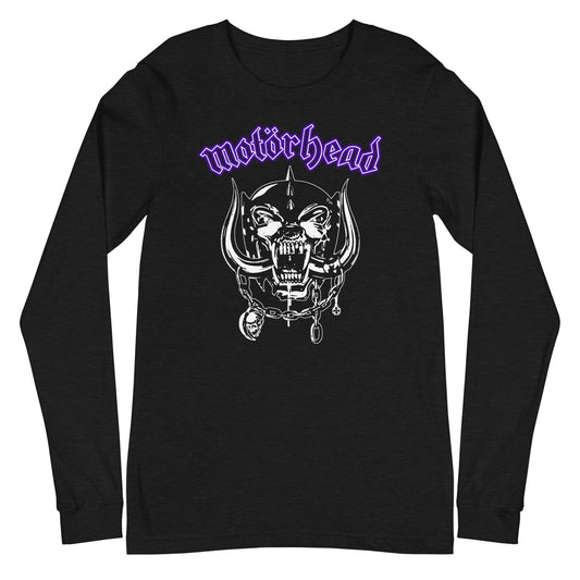 MERCHMOMENT Motorhead - Purple Logo Long Sleeve T-Shirt [Apparel] - Rock Band Apparel