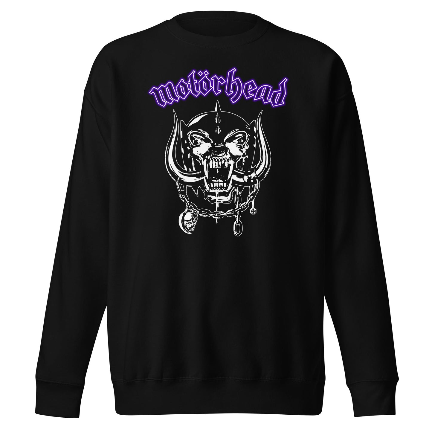MerchMoment Motorhead - Purple Logo Sweatshirt [Apparel] Black