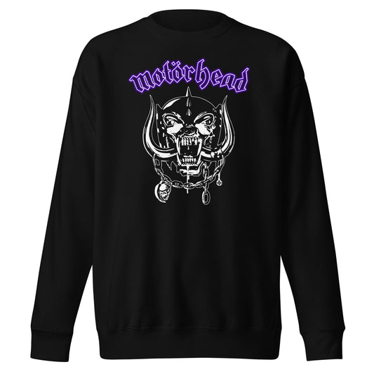 MerchMoment Motorhead - Purple Logo Sweatshirt [Apparel] Black
