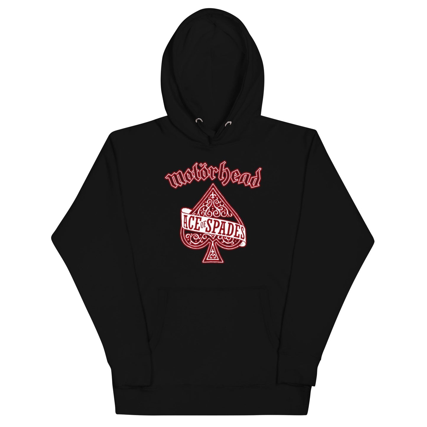 MerchMoment Motorhead - Red Ace Hoodie [Apparel] Black