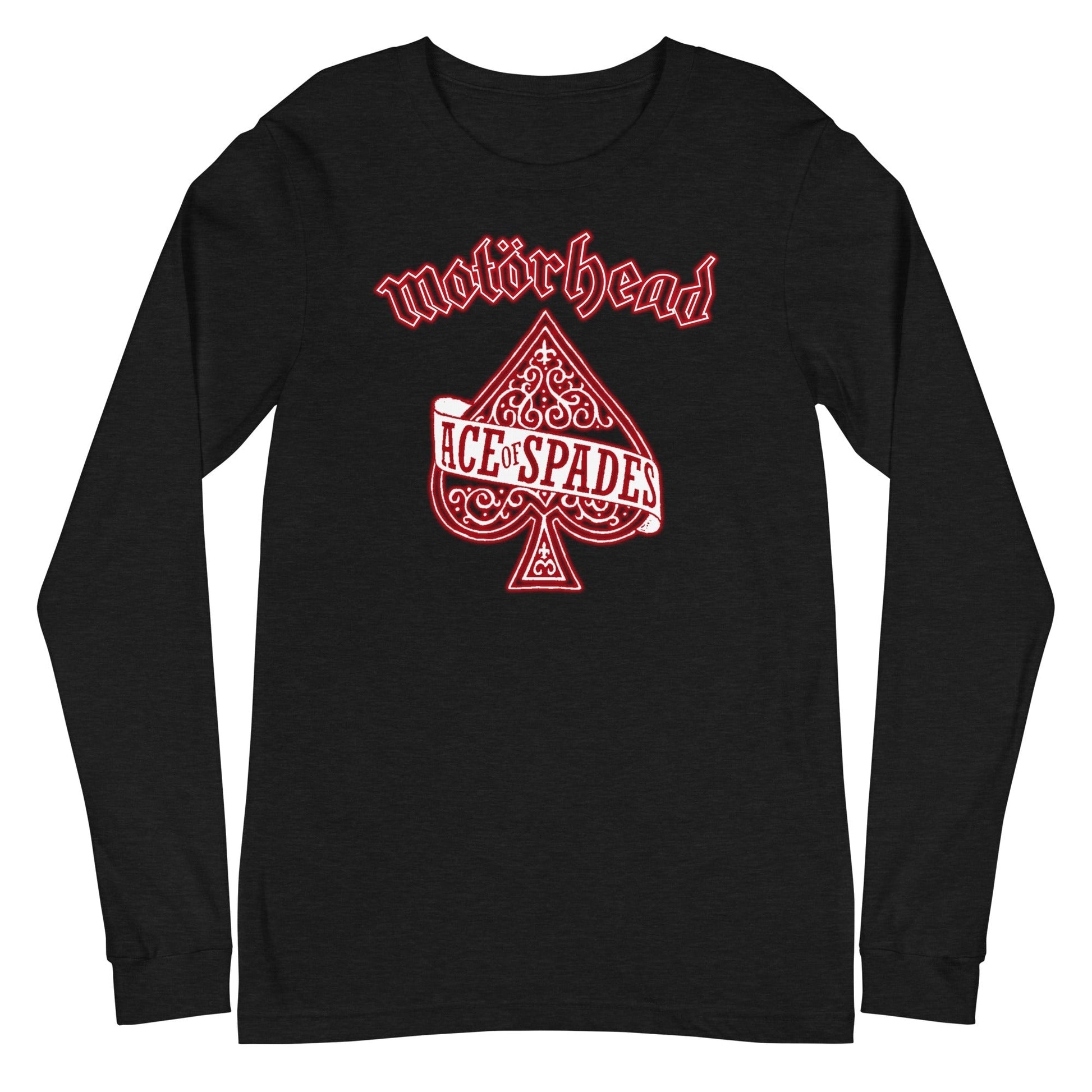 MerchMoment Motorhead - Red Ace Long Sleeve T-Shirt [Apparel] Black