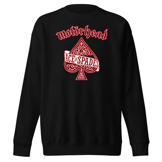 MERCHMOMENT Motorhead - Red Ace Sweatshirt [Apparel] - Rock Band Apparel