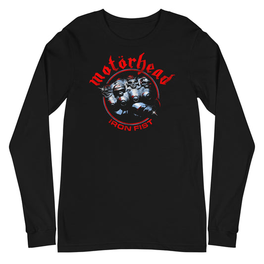 MerchMoment Motorhead - Red Fist Long Sleeve T-Shirt [Apparel] Black