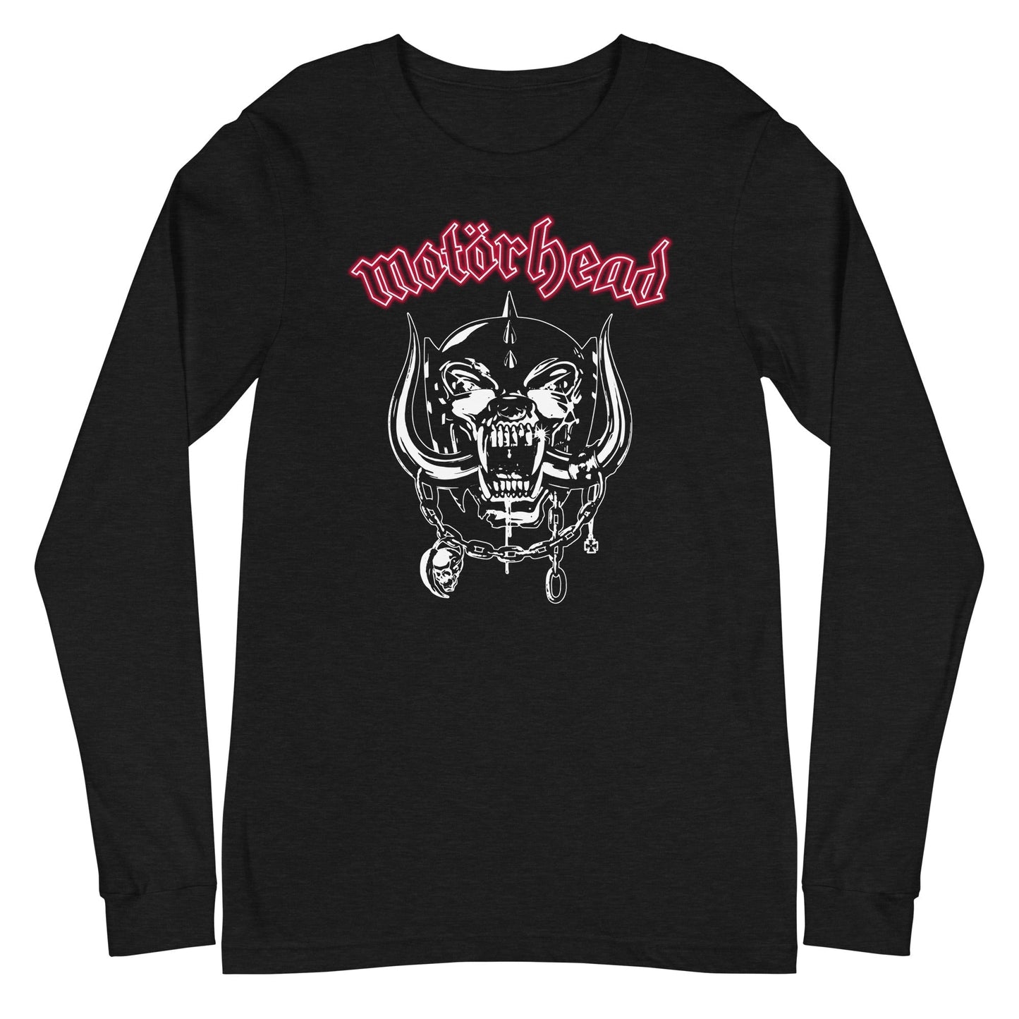 MerchMoment Motorhead - Red Logo Long Sleeve T-Shirt [Apparel] Black