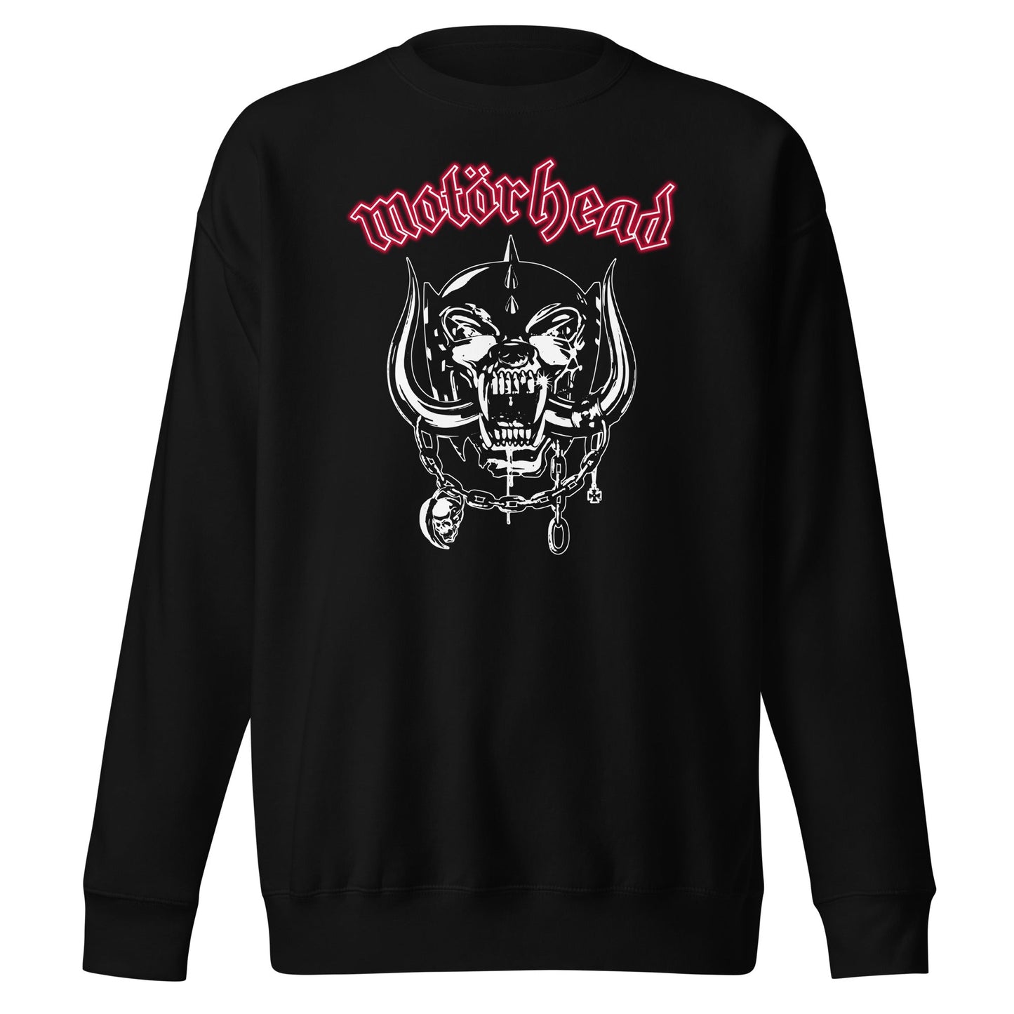 MerchMoment Motorhead - Red Logo Sweatshirt [Apparel] Black