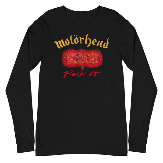 MerchMoment Motorhead - Rock It Long Sleeve T-Shirt [Apparel] Black