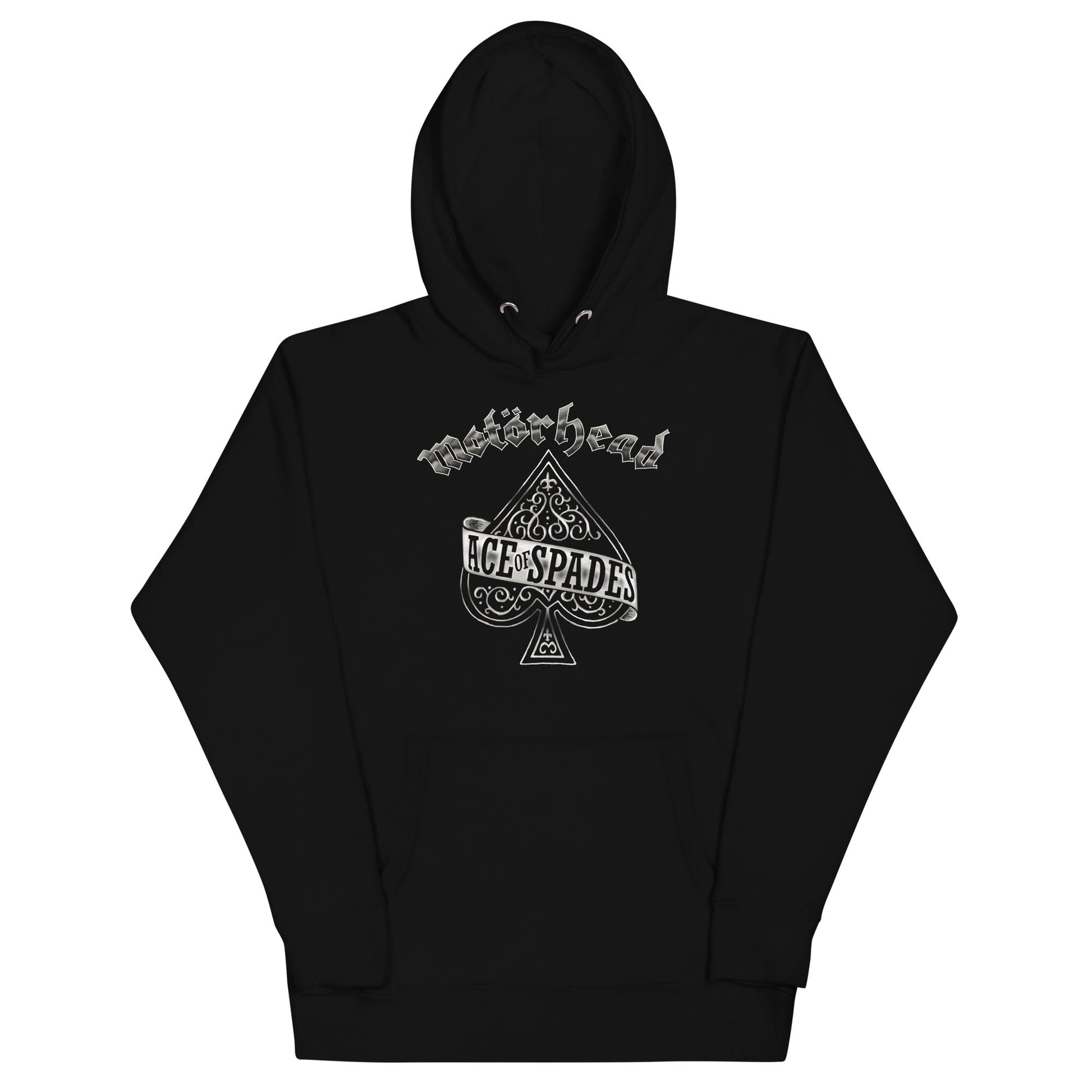MerchMoment Motorhead - Silver Ace Hoodie [Apparel] Black